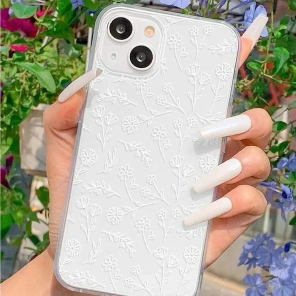 ⚠️Clearance🫧iPhone 13/Pro/Pro Max Floral Pattern Phone Case - Picture 2 of 3